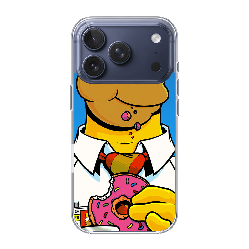 Homer Eats Donut iPhone 17 Pro / 17 Pro Max Case