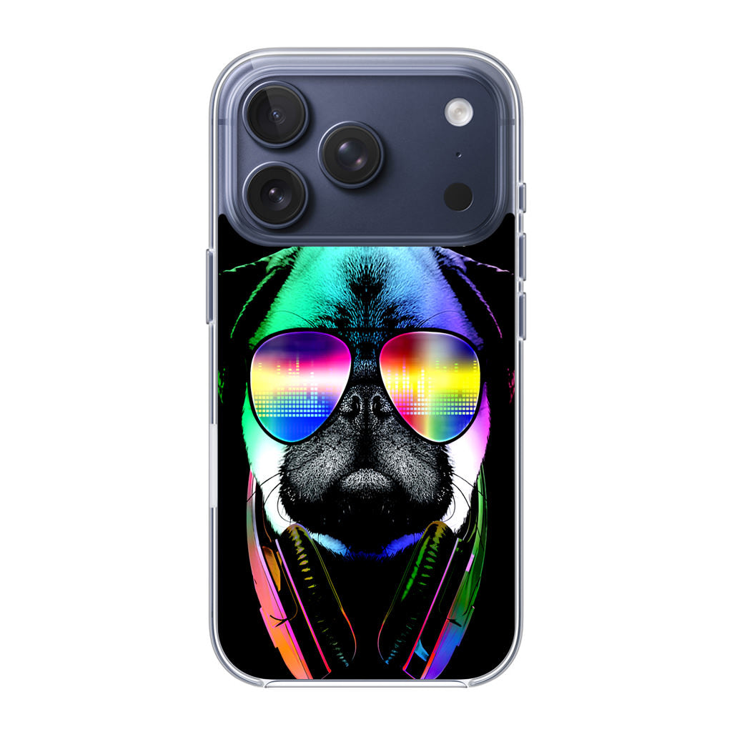 Music Lover Pug V iPhone 17 Pro / 17 Pro Max Case
