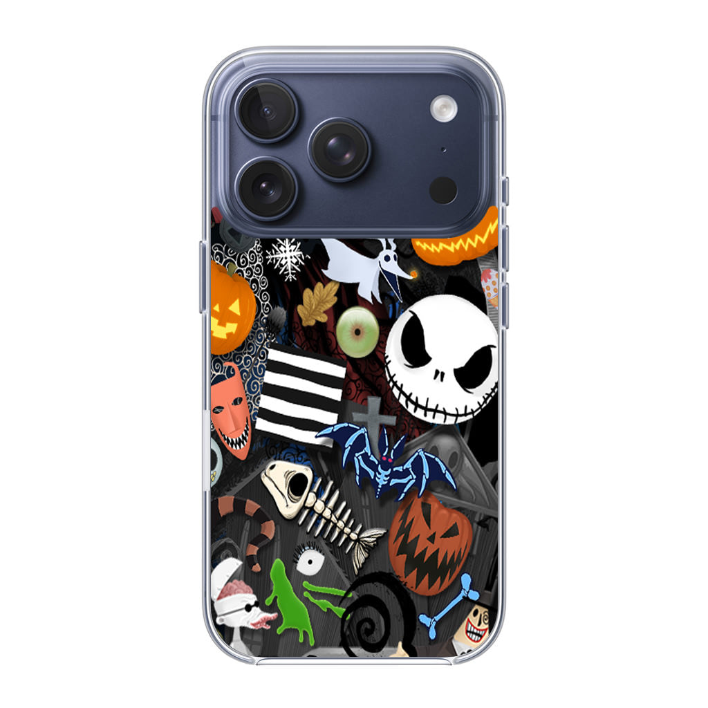 Nightmare Before Chrismast Collage iPhone 17 Pro / 17 Pro Max Case