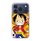 One Piece Cute Luffy iPhone 17 Pro / 17 Pro Max Case