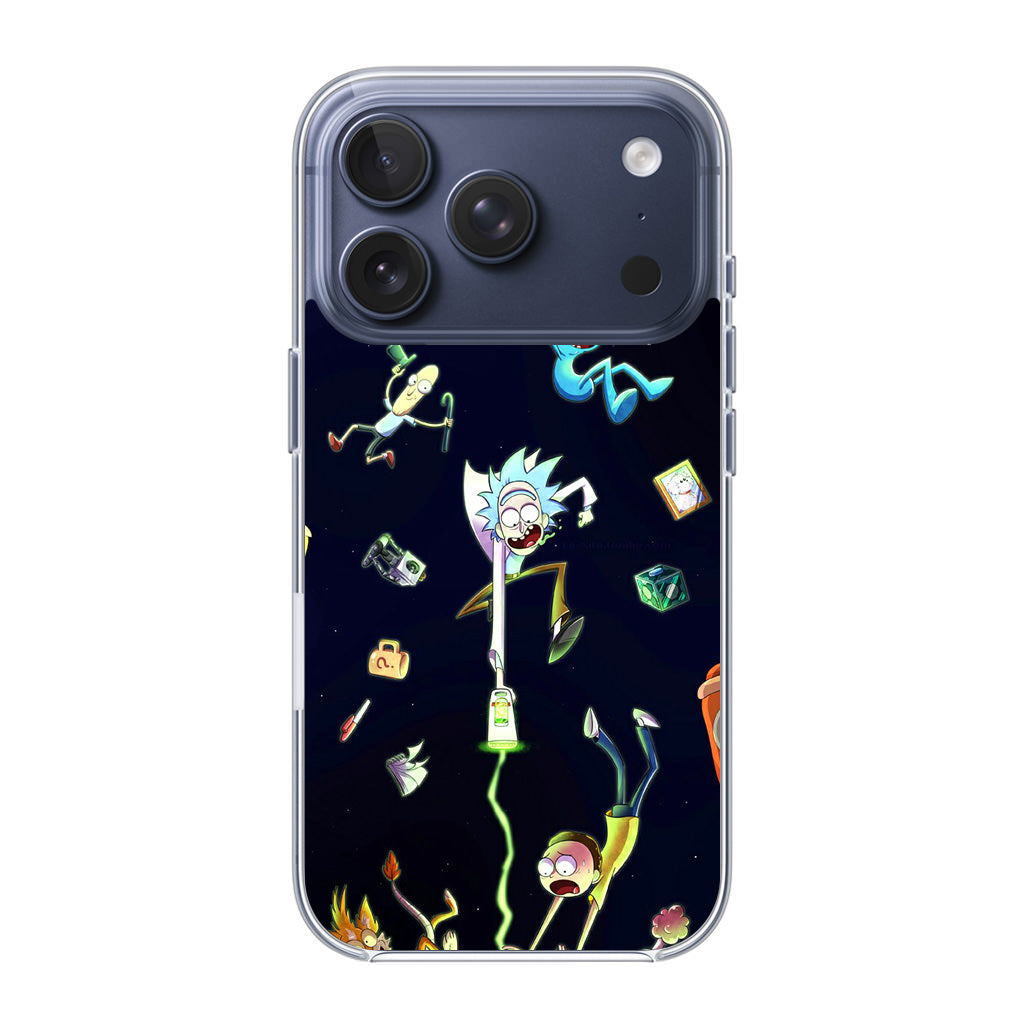 Rick And Morty Portal Fall iPhone 17 Pro / 17 Pro Max Case