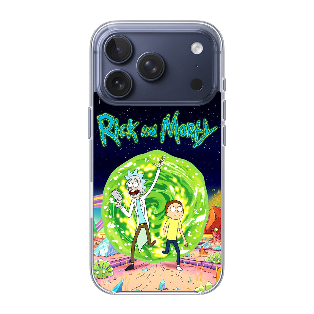 Rick And Morty Portal Gun iPhone 17 Pro / 17 Pro Max Case