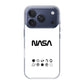 NASA Minimalist White iPhone 17 Pro / 17 Pro Max Case