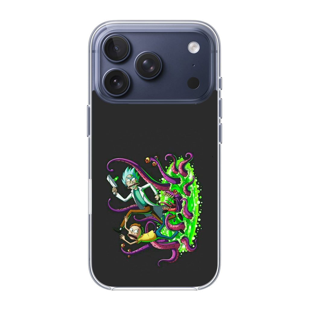 Rick And Morty Pass Through The Portal iPhone 17 Pro / 17 Pro Max Case