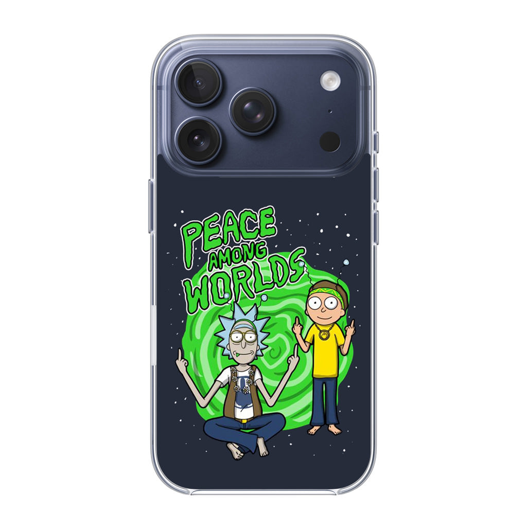 Rick And Morty Peace Among Worlds iPhone 17 Pro / 17 Pro Max Case