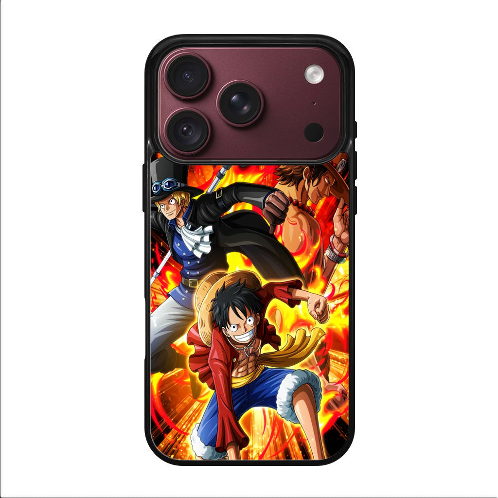 Ace Sabo Luffy Brotherhood iPhone 18 Pro / 18 Pro Max Case