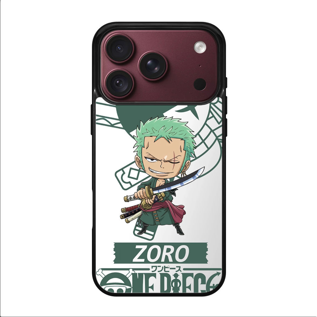 Chibi Zoro iPhone 18 Pro / 18 Pro Max Case