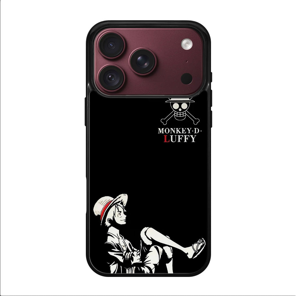 Monkey D Luffy Black And White iPhone 18 Pro / 18 Pro Max Case