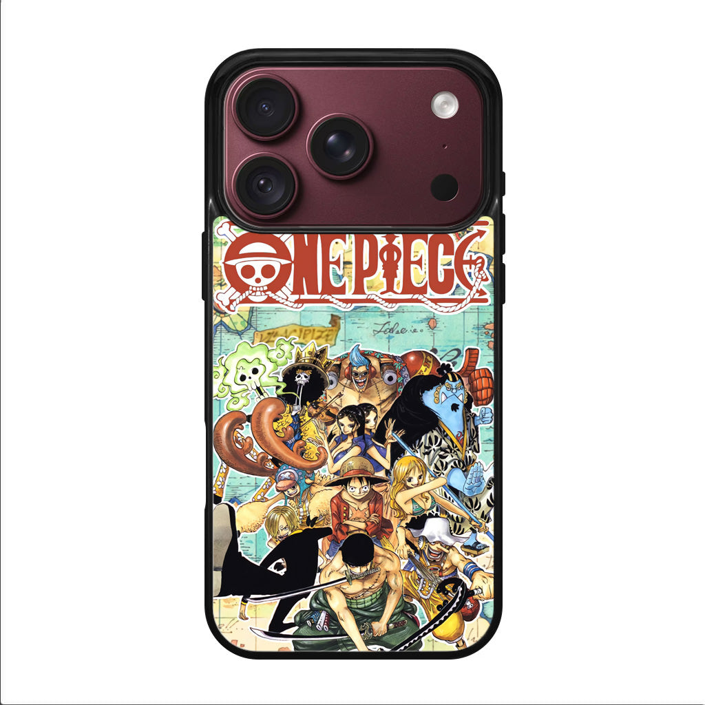 One Piece Comic Straw Hat Pirate iPhone 18 Pro / 18 Pro Max Case
