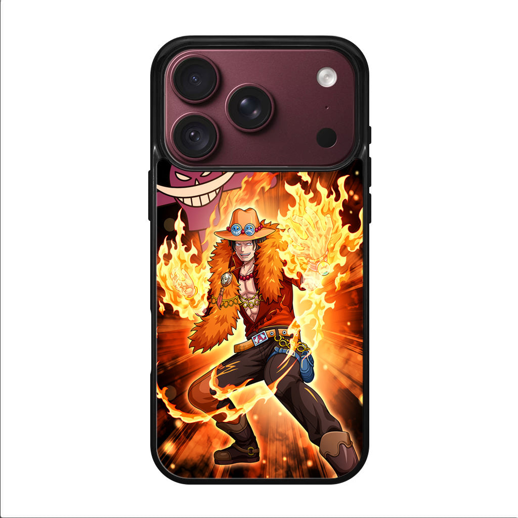Portgas D Ace Fire Power iPhone 18 Pro / 18 Pro Max Case