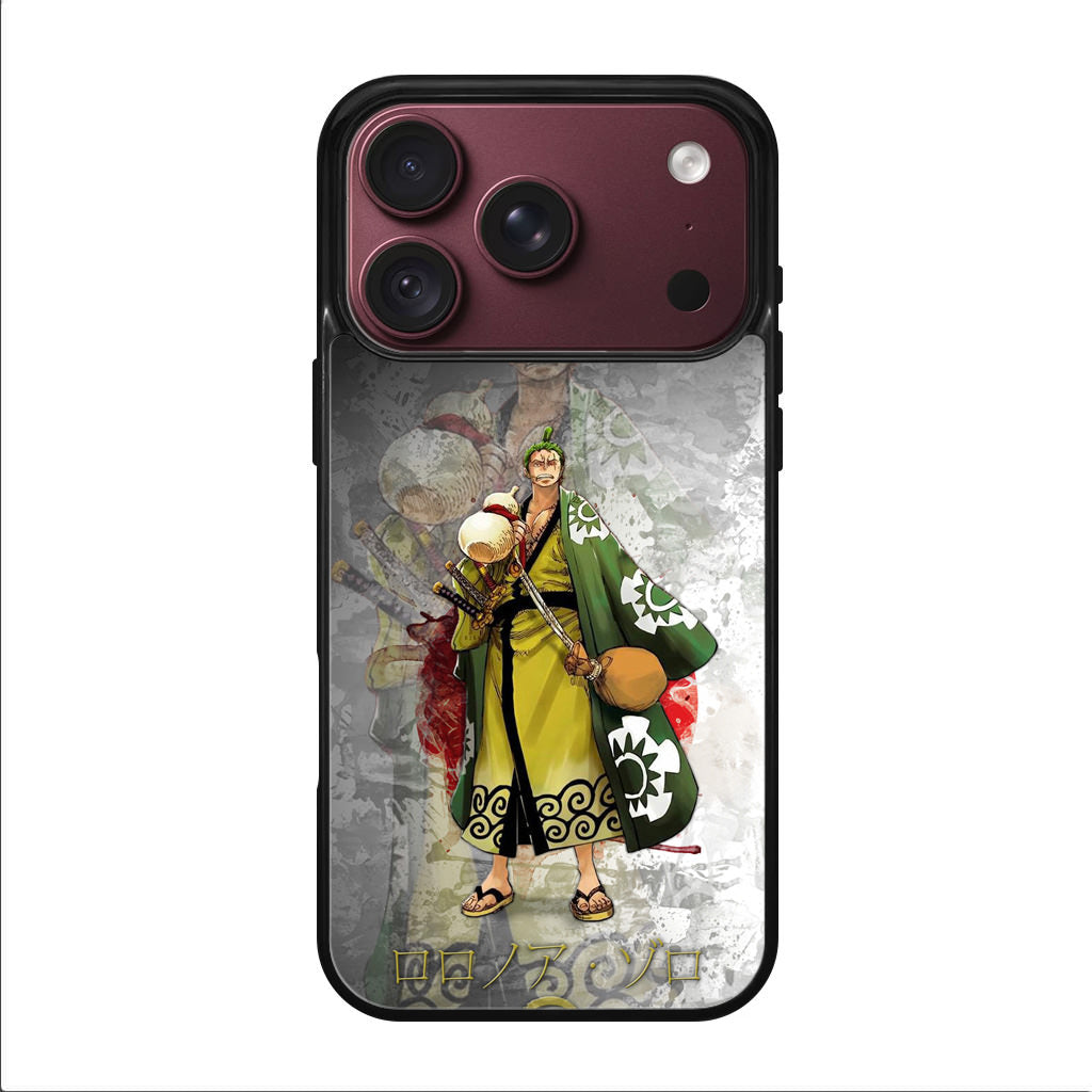 Roronoa Zoro Arc Wano iPhone 18 Pro / 18 Pro Max Case