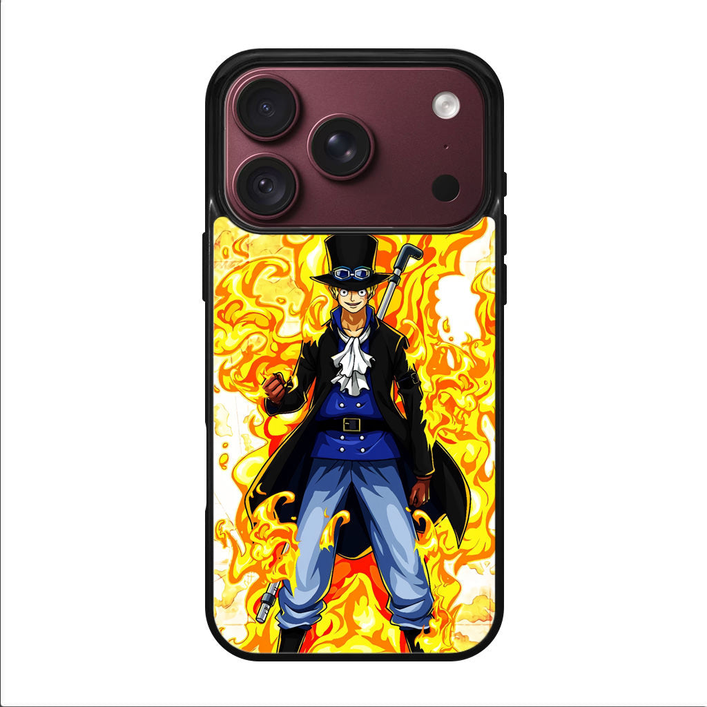 Sabo Mera Mera No Mi iPhone 18 Pro / 18 Pro Max Case