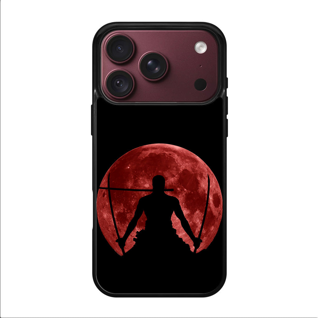 Silhouette Of Zoro In Santoryu Mode iPhone 18 Pro / 18 Pro Max Case
