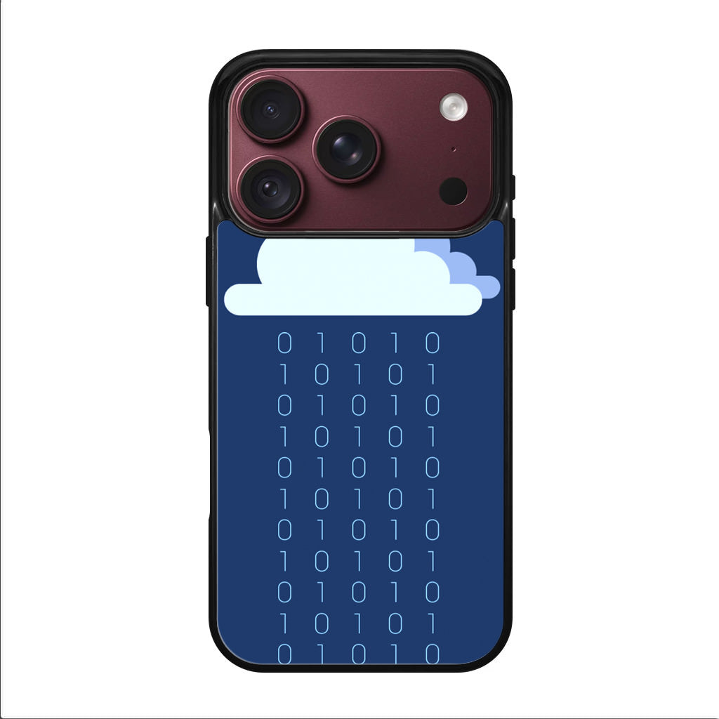 Abstract Binary Minimalist iPhone 18 Pro / 18 Pro Max Case