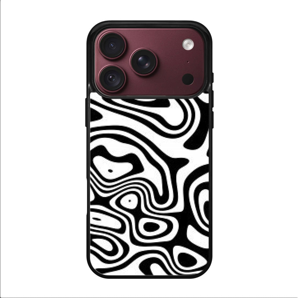 Abstract Black and White Background iPhone 18 Pro / 18 Pro Max Case