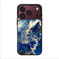 Abstract Golden Blue Paint Art iPhone 18 Pro / 18 Pro Max Case