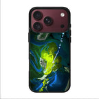 Abstract Green Blue Art iPhone 18 Pro / 18 Pro Max Case