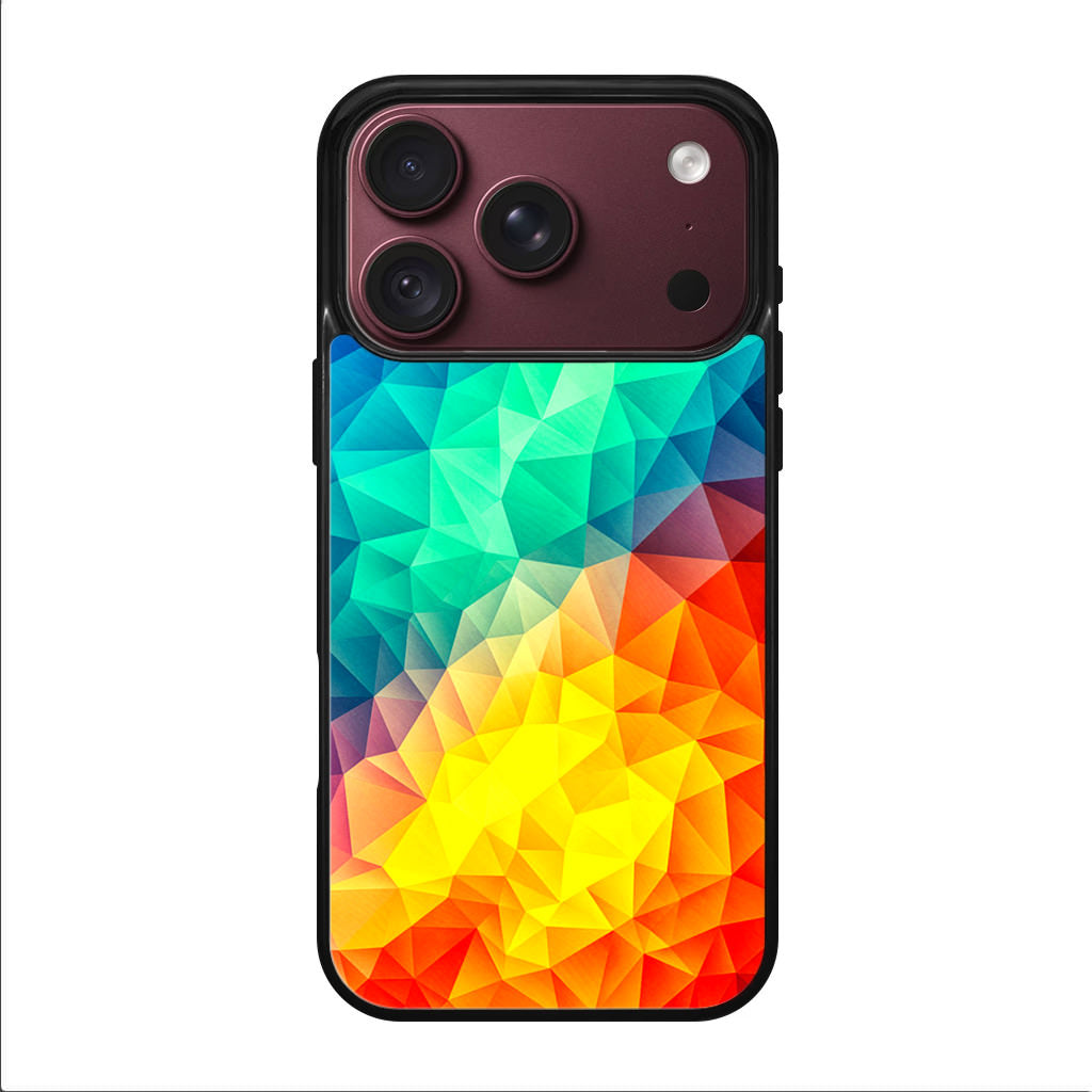 Abstract Multicolor Cubism Painting iPhone 18 Pro / 18 Pro Max Case