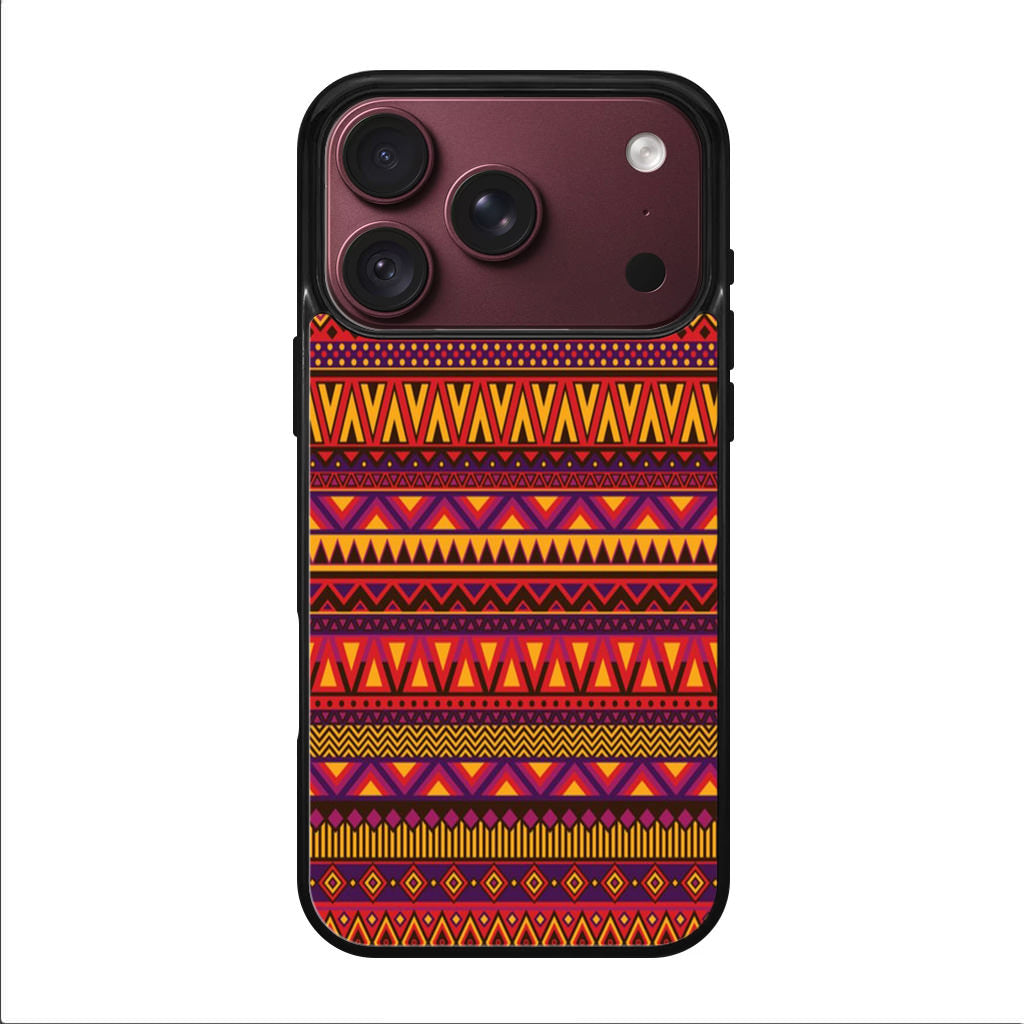 African Aztec Pattern iPhone 18 Pro / 18 Pro Max Case