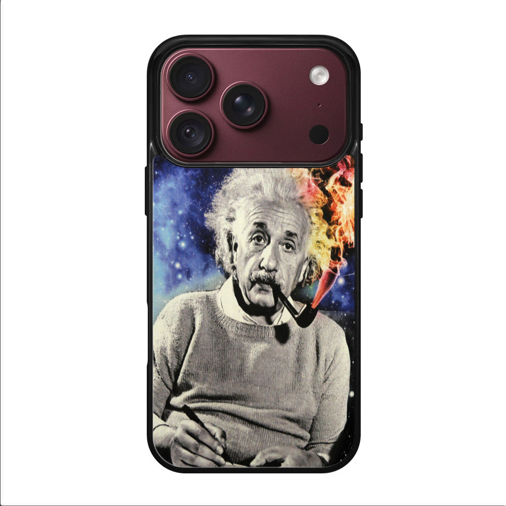 Albert Einstein Smoking iPhone 18 Pro / 18 Pro Max Case