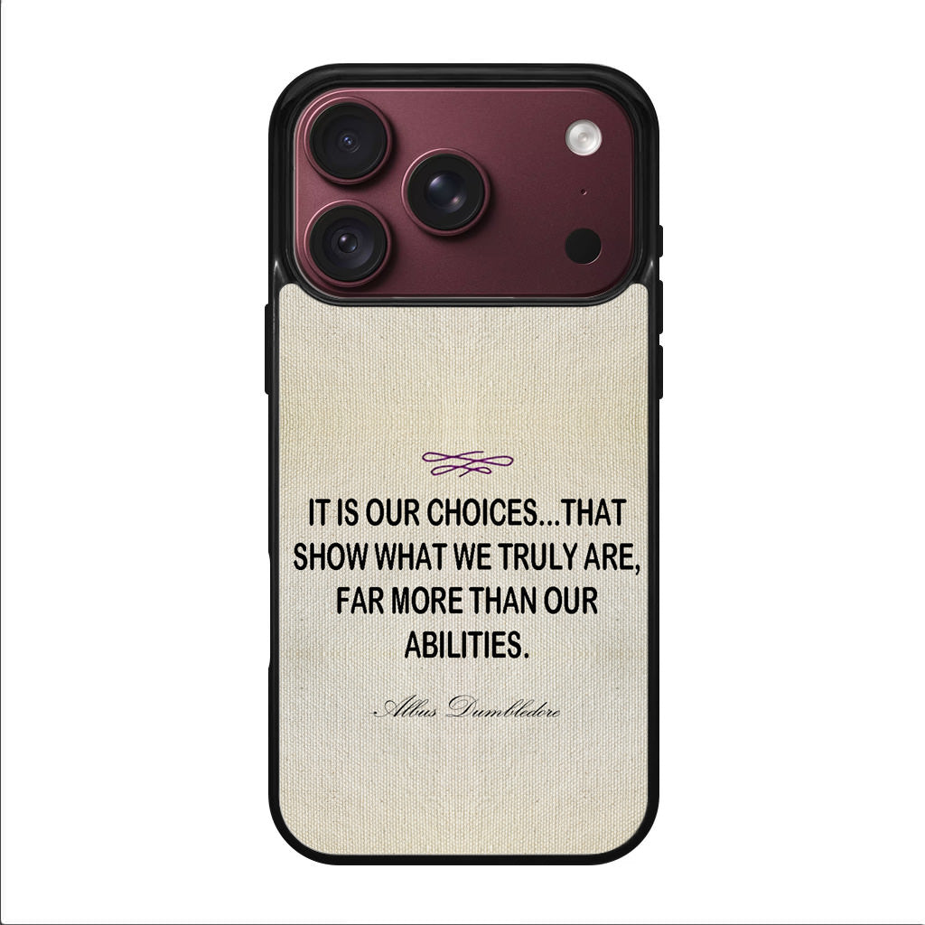 Albus Dumbledore Quote iPhone 18 Pro / 18 Pro Max Case