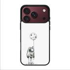 Astronaut Moon Balloon iPhone 18 Pro / 18 Pro Max Case