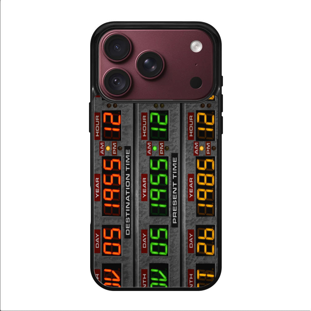 Back To The Future Time Circuits iPhone 18 Pro / 18 Pro Max Case