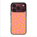 Bananas Fruit Pattern Pink iPhone 18 Pro / 18 Pro Max Case