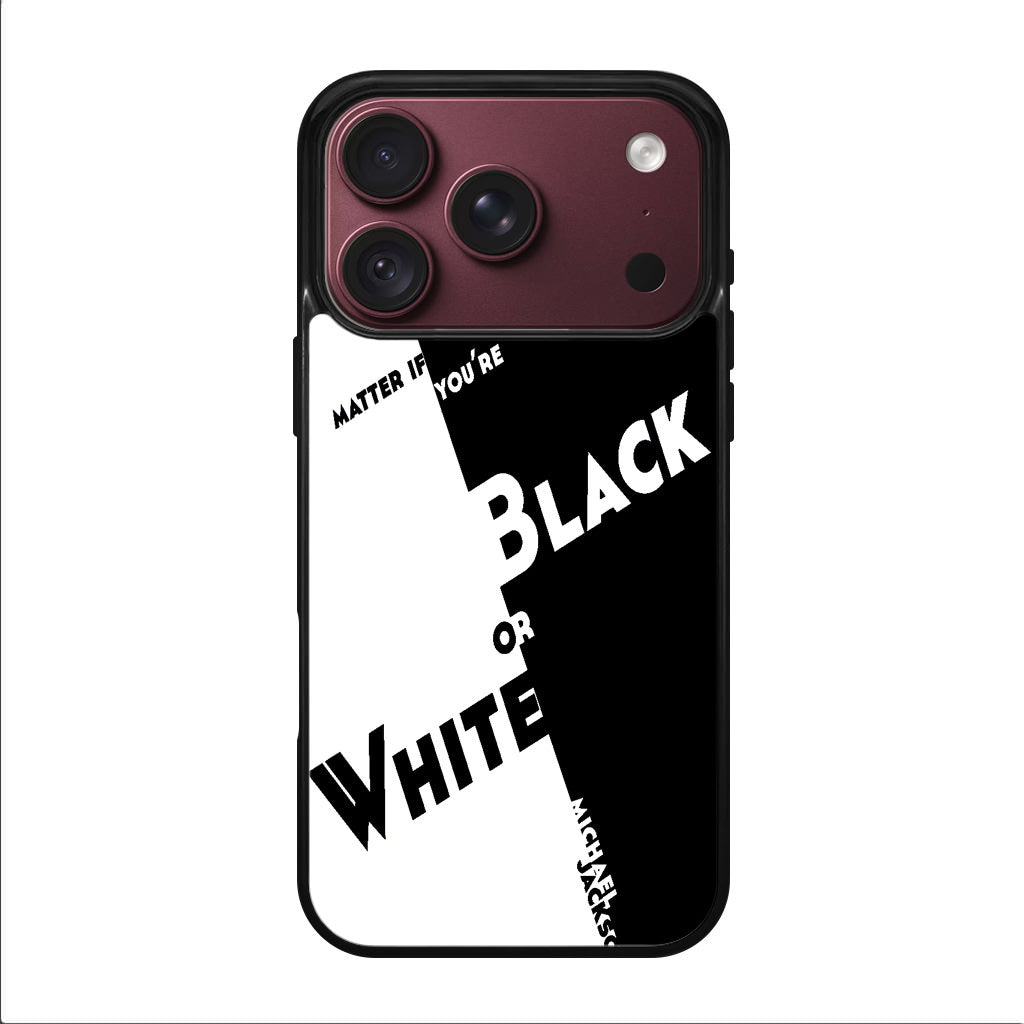 Black Or White Michael Jackson iPhone 18 Pro / 18 Pro Max Case