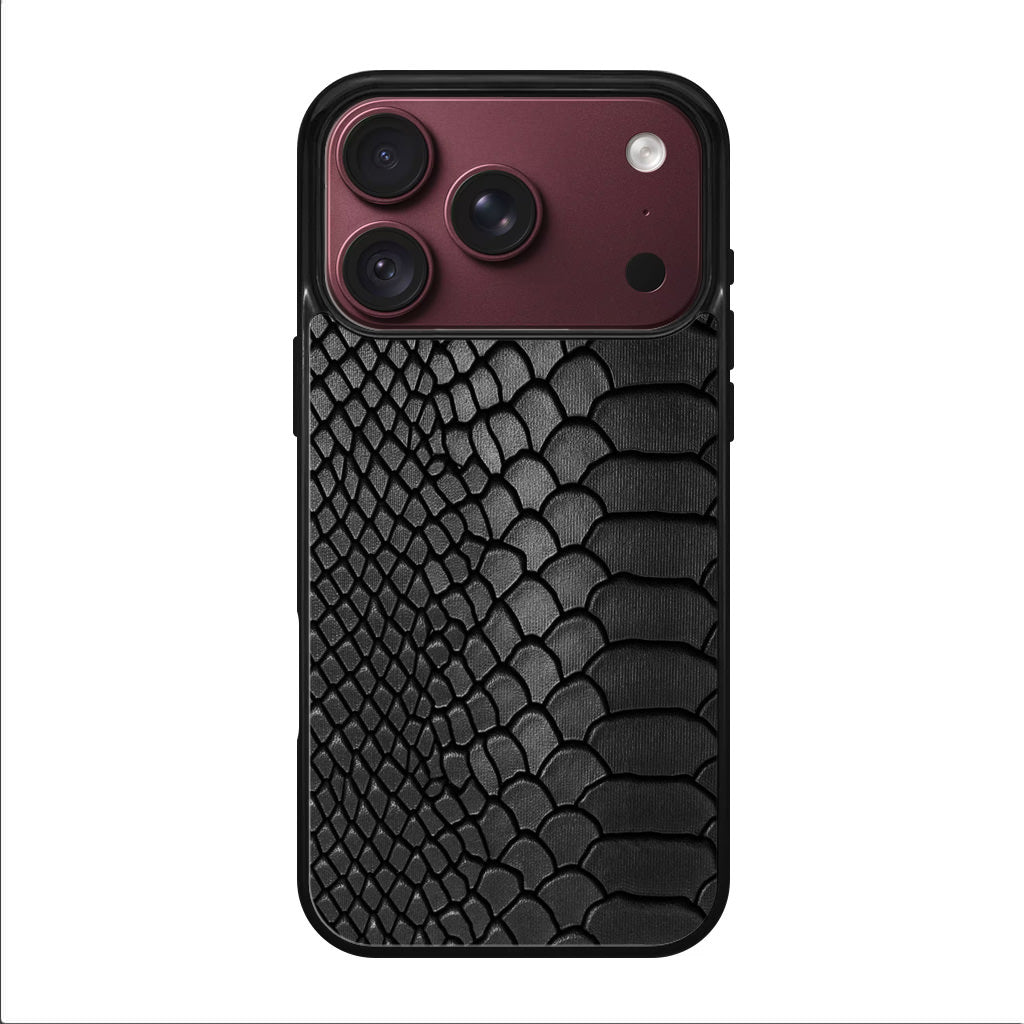Black Snake Skin Texture iPhone 18 Pro / 18 Pro Max Case