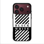 Black White Stripes iPhone 18 Pro / 18 Pro Max Case