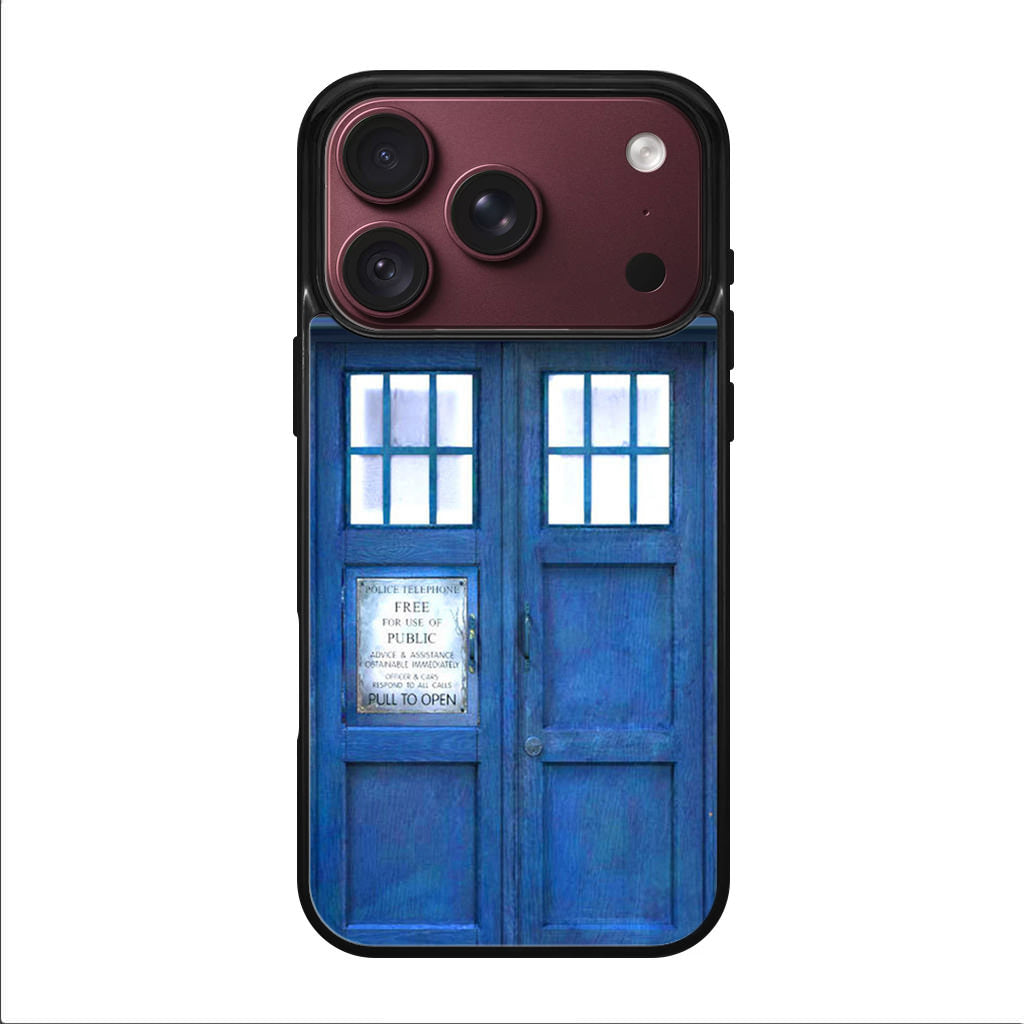 Blue Police Call Box iPhone 18 Pro / 18 Pro Max Case