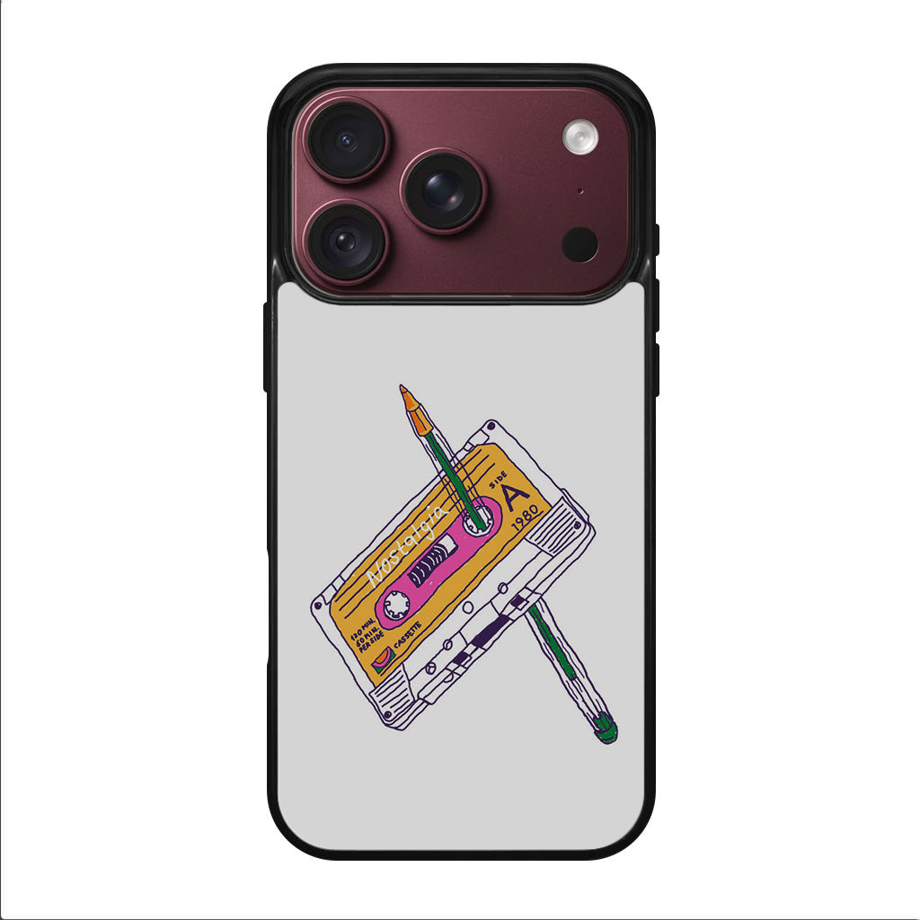Cassete Tape Old iPhone 18 Pro / 18 Pro Max Case