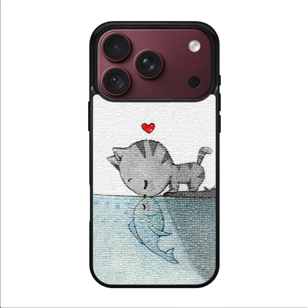 Cat Fish Kisses iPhone 18 Pro / 18 Pro Max Case