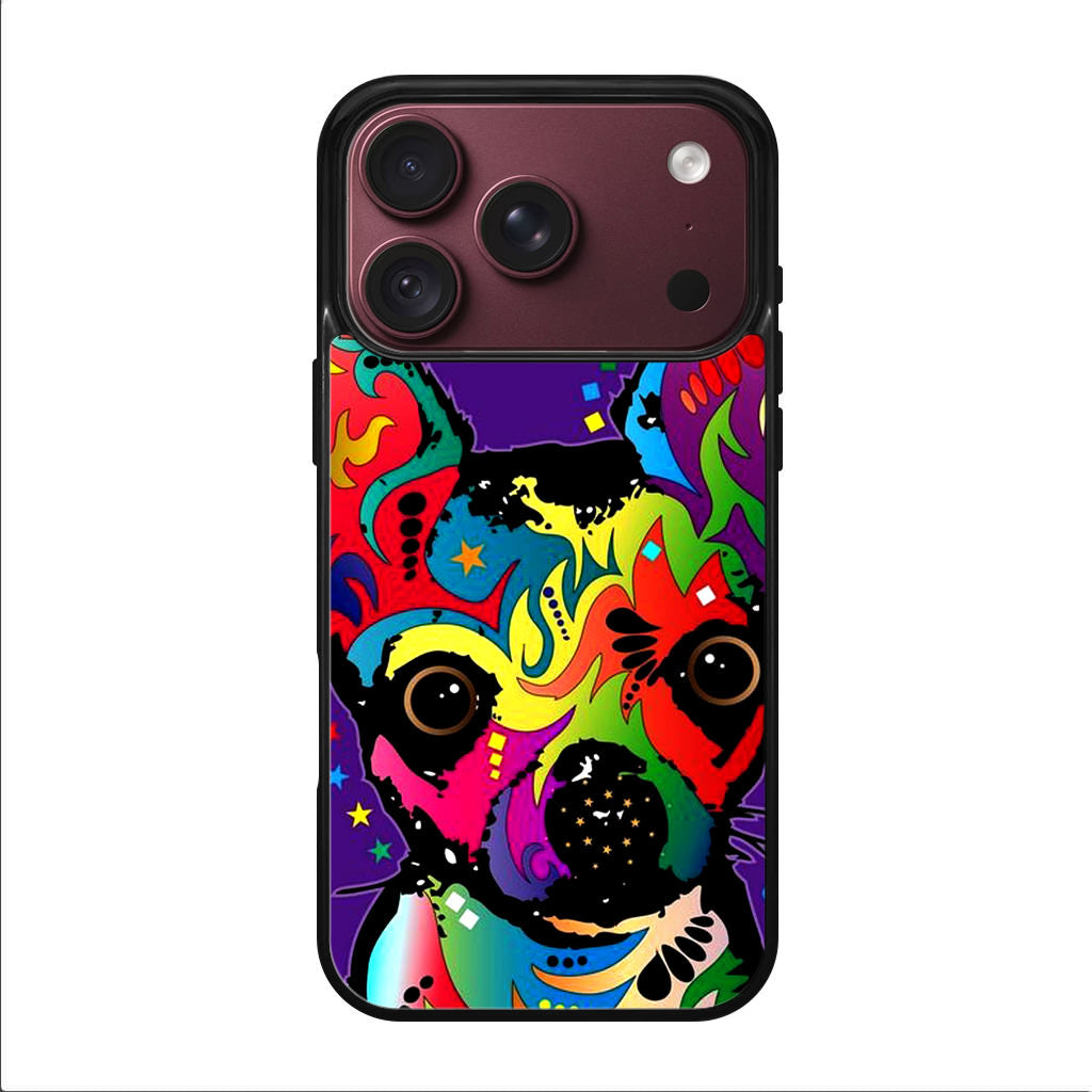 Colorful Chihuahua iPhone 18 Pro / 18 Pro Max Case