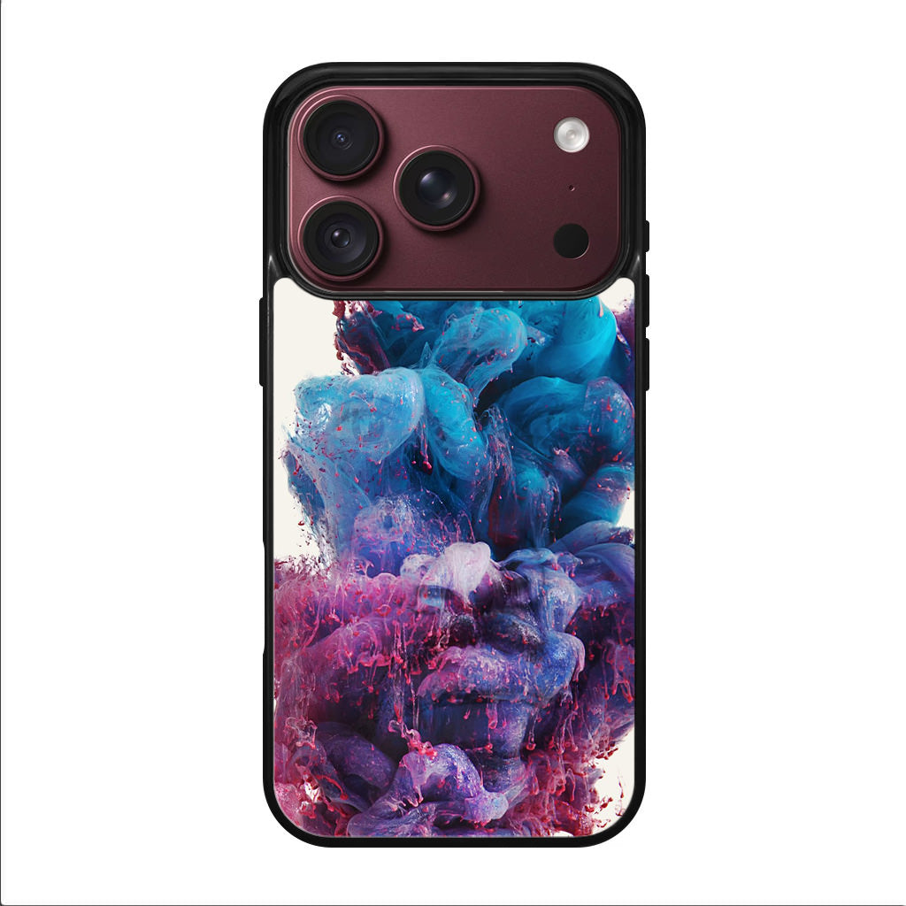 Colorful Dust Art on White iPhone 18 Pro / 18 Pro Max Case