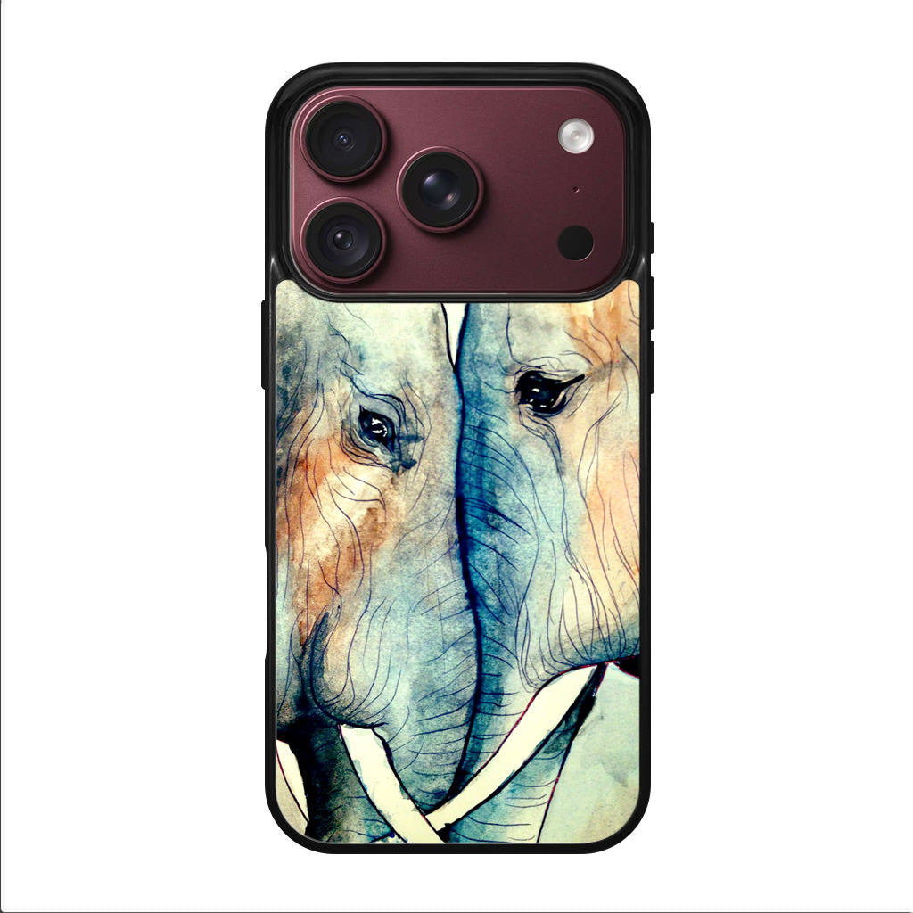 Elephants Sadness iPhone 18 Pro / 18 Pro Max Case