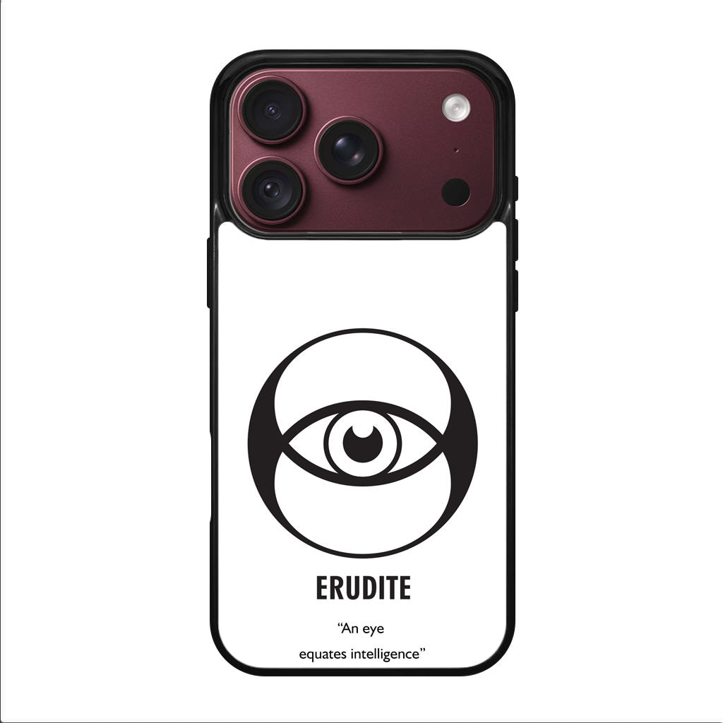 Erudite Divergent Faction iPhone 18 Pro / 18 Pro Max Case