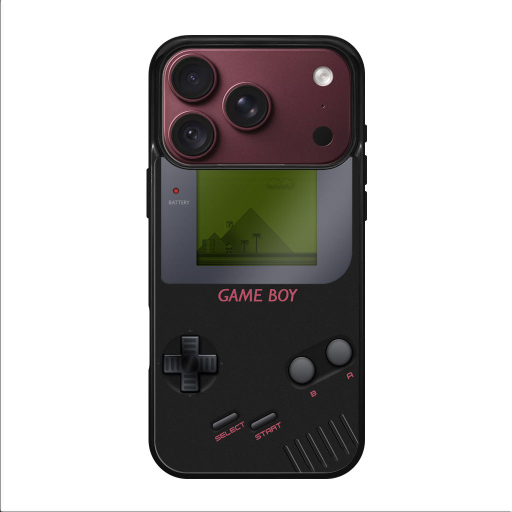 Game Boy Black Model iPhone 18 Pro / 18 Pro Max Case