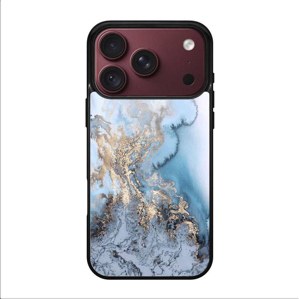 Golden Azure Marble iPhone 18 Pro / 18 Pro Max Case