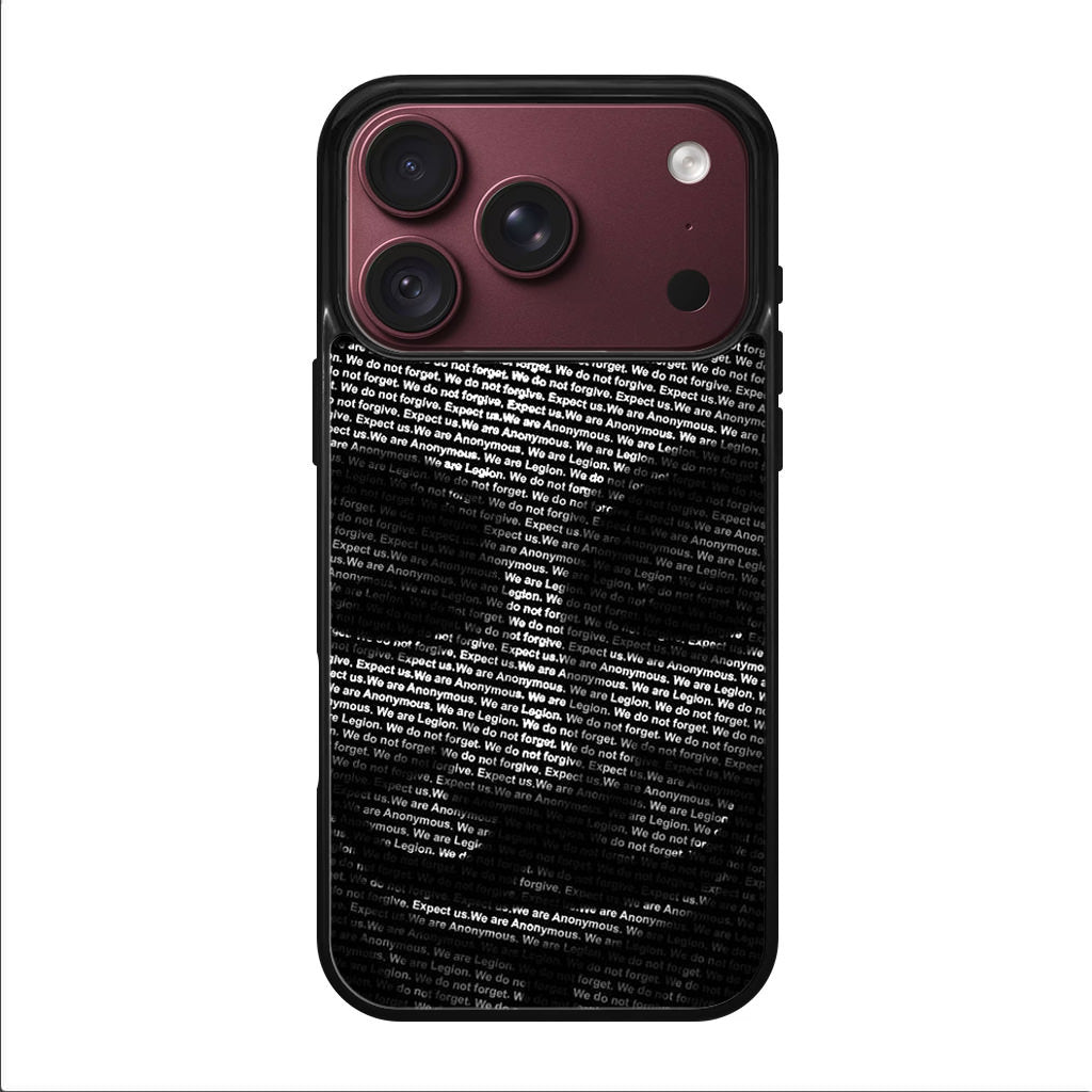 Guy Fawkes Mask Anonymous iPhone 18 Pro / 18 Pro Max Case