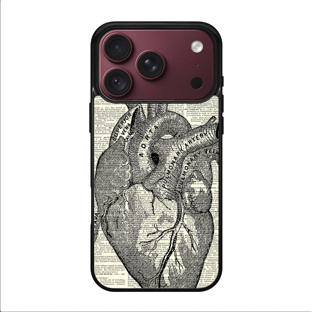 Heart Book Art iPhone 18 Pro / 18 Pro Max Case