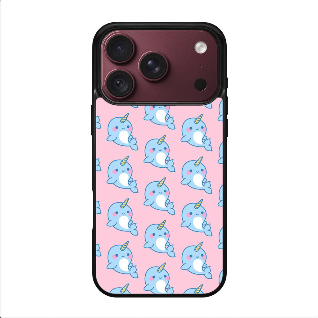 Horned Whales Pattern iPhone 18 Pro / 18 Pro Max Case