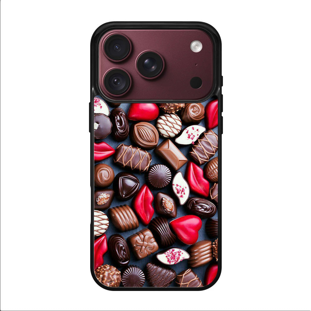 I Love Choco Pattern iPhone 18 Pro / 18 Pro Max Case