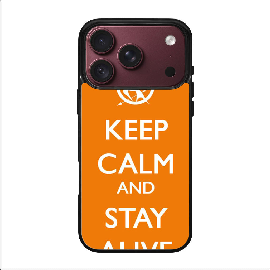 Keep Calm and Stay Alive iPhone 18 Pro / 18 Pro Max Case
