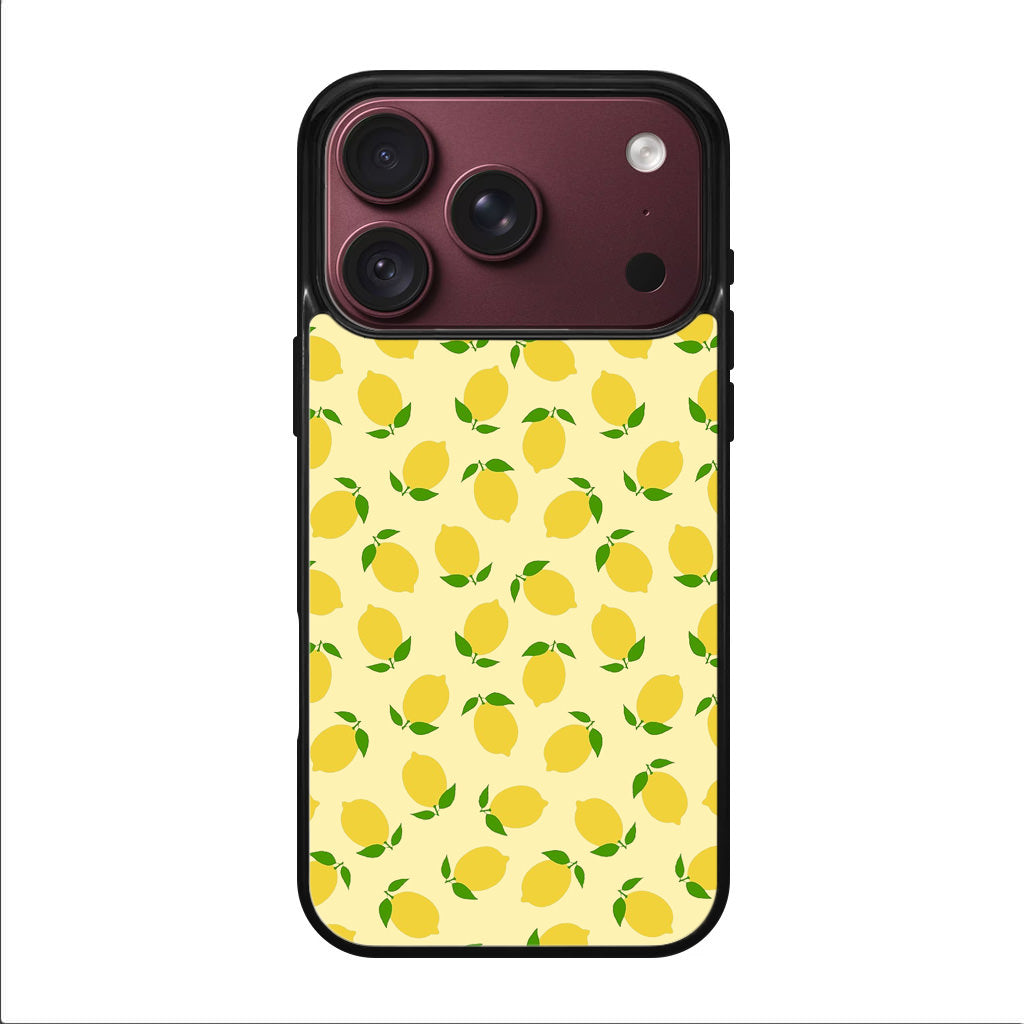 Lemons Fruit Pattern iPhone 18 Pro / 18 Pro Max Case