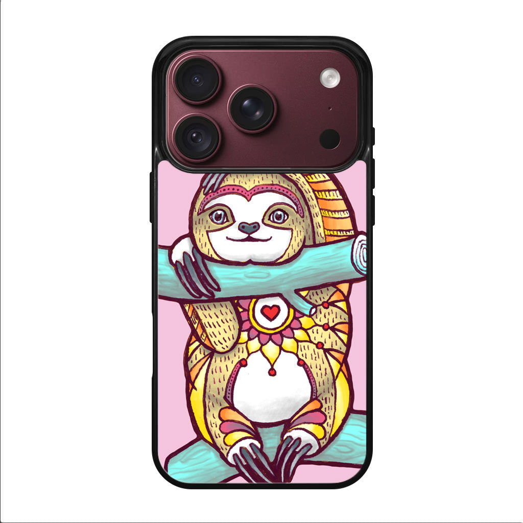 Mandala Sloth iPhone 18 Pro / 18 Pro Max Case