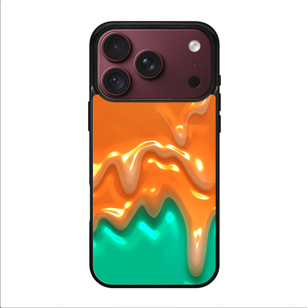 Orange Paint Dripping iPhone 18 Pro / 18 Pro Max Case