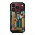 Painted Abstract Wood Sculptures iPhone 18 Pro / 18 Pro Max Case