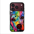 Pitbull Love Painting iPhone 18 Pro / 18 Pro Max Case